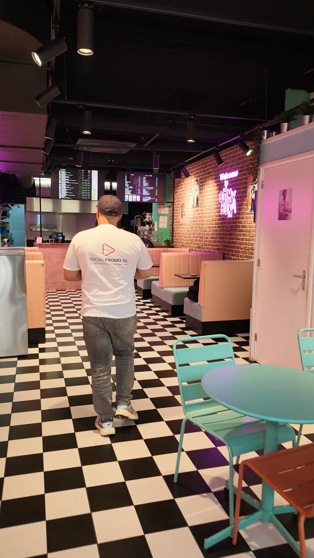 Social Promo op locatie in een horecazaak